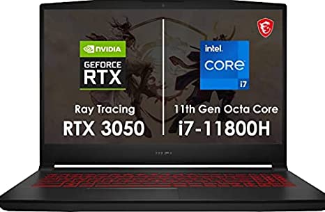 Msi Katana Gf66 Intel Core I7 11Th Gen - (16 Gb/1 Tb Ssd/Windows 10 Home/4 Gb Graphics/Nvidia Geforce Rtx 3050/144 Hz) Katana Gf66 11Uc-628In Gaming Laptop (15.6 Inches, Black, 2.25 Kg)