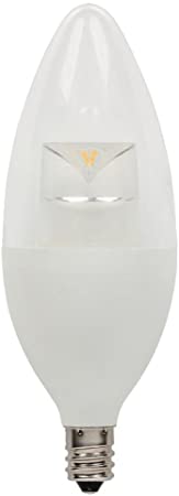 Westinghouse Lighting 5313000 60-Watt Equivalent B13 Dimmable Soft White LED Energy Star Light Bulb with Candelabra Base