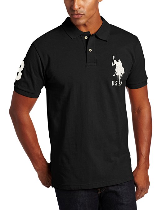 U.S. Polo Assn. Men's Solid Short-Sleeve Pique Polo Shirt