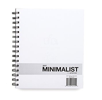 2017-2018 Medium Minimalist Academic Planner (7 x 8.5 Inches)