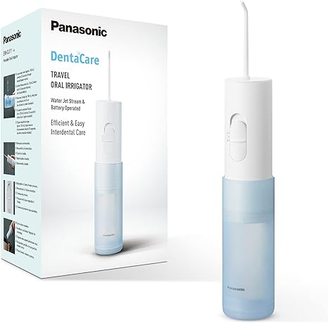 Panasonic EW-DJ11-A503 Easy to Use Oral Irrigator with 2 Water Pressure Settings, Compact and Portable