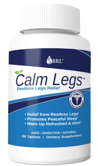 Calm Legs - Restless Legs Relief (RLS) New Easy to Swallow Tablets (60 Tablets)