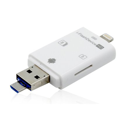 Linkcool iFlash OTG USB Lightning Micro-SDHC Card Reader Drive for iPhone 5 5S 6 Plus