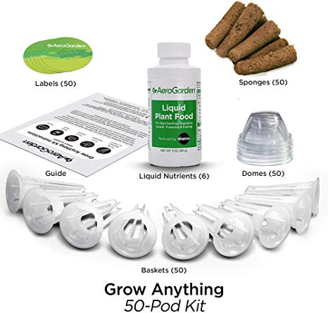 AeroGarden Grow Anything Seed Pod Kit, 50, Green