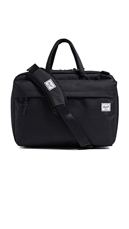 Herschel Supply Co. Sandford Laptop Messenger Bag, Black, One Size