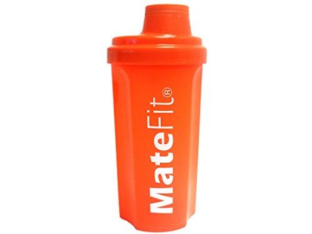 THE BEST RATED REVIEWS Shaker Bottle from MateFit , with mesh lid to mix lumps and to stop ice cubes when drinking , 700 ml / 24 Ounce with a track record of positive user reviews