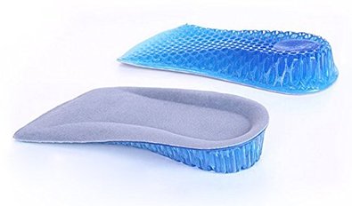 Silicone Half Pad Height Increasing Insoles Elevator Shoes Inserts with 3cm Cushion Protector