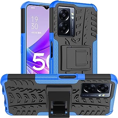 DAMONDY for OnePlus Nord N300 5G Case with Kickstand, OnePlus Nord N300 5G Case,Military Grade Full Body Dual Layer for Men Boys,Shockproof Protective Cover for OnePlus Nord N300 -Blue