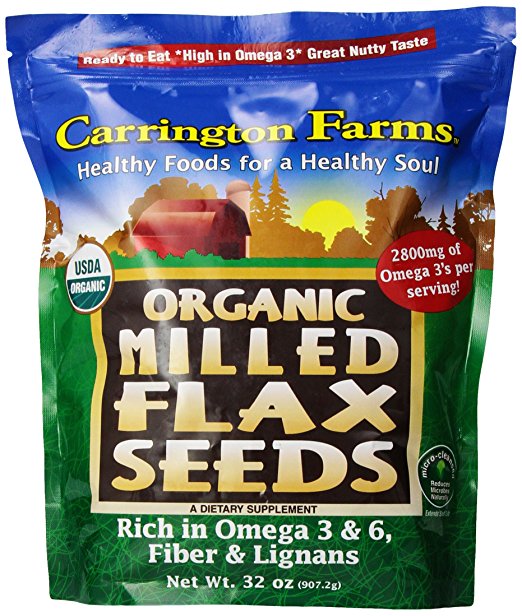 Carrington Farms Milled Flax Seeds, 32 Ounce