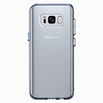 Samsung Galaxy S8 Case - Qmadix C Series with Dual Layer TPU and Polycarbonate Protection - Clear and Ultra Thin For Style and Comfort (Clear)