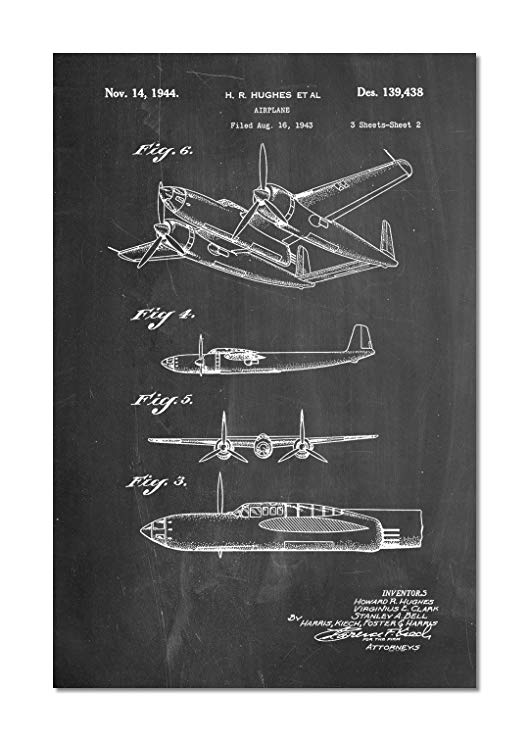 PatentPrints XP-58 Chain Lightning Poster