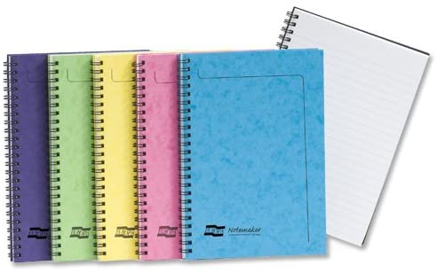 Clairefontaine 'Europa Notemaker' A5 Lined Notebooks, 120 Pages - Assorted Pastel Colours (Pack of 10)