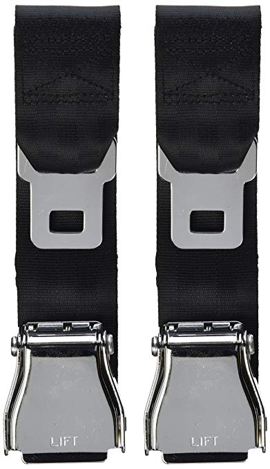 E4 SAFETY CERTIFIED Airplane Seatbelt Extensions (2-pack) - FITS ALL AIRLINES (except Southwest) - FREE VELOUR POUCH