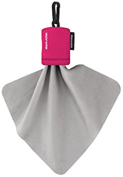 Alpine Innovations Spudz Classic Microfiber Cloth and Screen Cleaner, Pink, Large