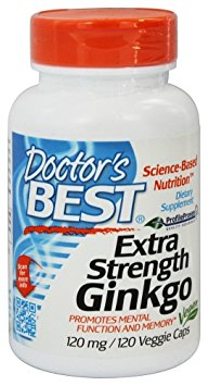 Doctor's Best - Extra Strength Ginkgo, 120 capsules [Health and Beauty]