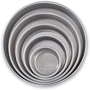 Nordic Ware Naturals Aluminum Bakeware Layer Cake Pan, Silver