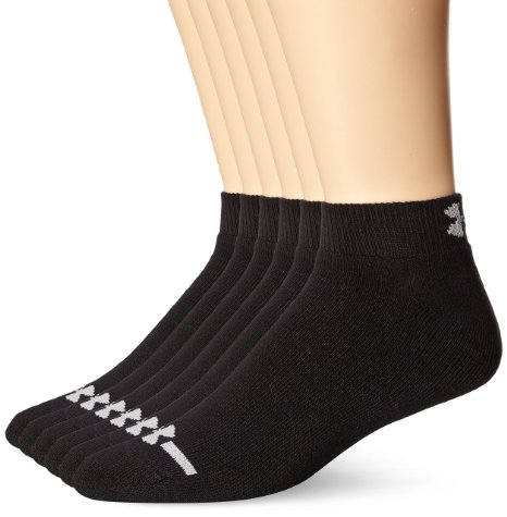 Under Armour Men's Charged Cotton Low-Cut Socks