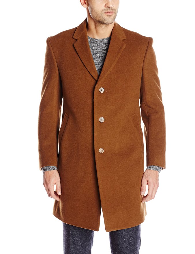 Tommy Hilfiger Men's Barnes Single Breasted Walker Coat