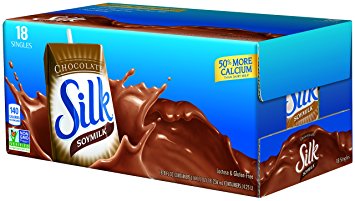 Silk Chocolate Soymilk Natural, 8-Ounce Aseptic Cartons (Pack of 18)