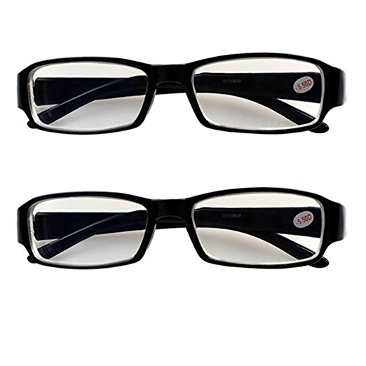 2 PRS Nearsighted Shortsighted Myopia Glasses -1.00 Strength New! **These are not reading glasses**