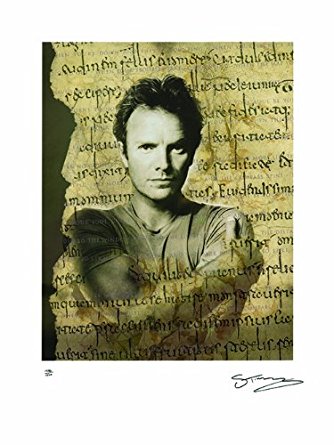 STING Hand-Signed Limited Edition Lithograph
