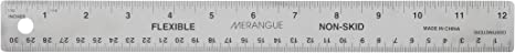 Merangue Stainless Steel Ruler, 12-Inch/30cm (RL2012B)