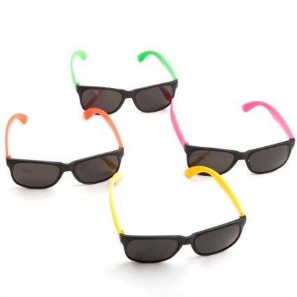 Bulk Lot of Neon Sunglasses- 36 Pair by Funny Party Hats®