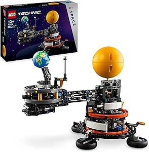 LEGO Technic La Planète Terre et la Lune en Orbite - Jouet de Construction pour Enfants - Stimule le Jeu de Rôle - sur le Thème du Système Solaire - Idée Cadeau pour Garçons et Filles Dès 10 Ans 42179