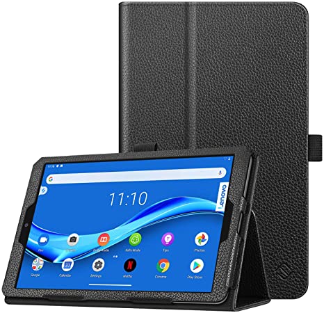 Fintie Case for Lenovo Tab M8 HD/Smart Tab M8 / Tab M8 FHD, Premium PU Leather Folio Cover for Lenovo Tab M8 HD TB-8505F TB-8505X / Smart Tab M8 TB-8505FS / Tab M8 FHD TB-8705F 8” Tablet, Black