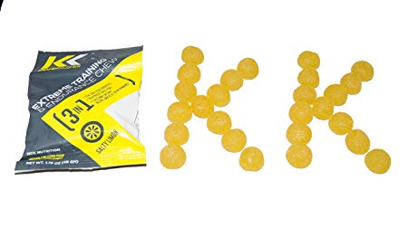 Pre Workout Kramp Krusher, Energy Gummies, (Pack of 12) Training and Endurance Enhancer, with Electrolytes, Calcium Lactate for Optimal Performance While Training (Lemon, 6 Pack)