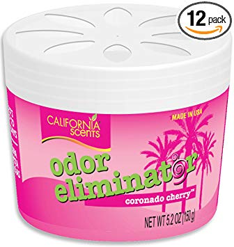 California Scents Odor Eliminator, Coronado Cherry, 5.2-Ounce Jars (Pack of 12)
