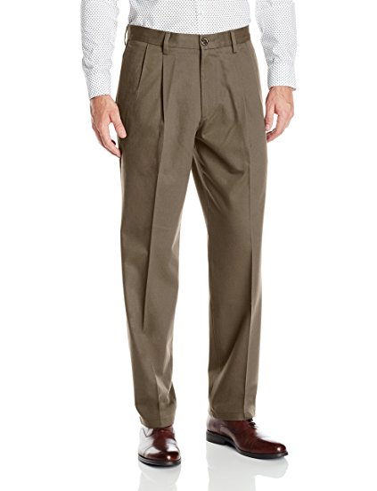 Dockers Men's Classic Fit Signature Khaki Pant-Pleated D3