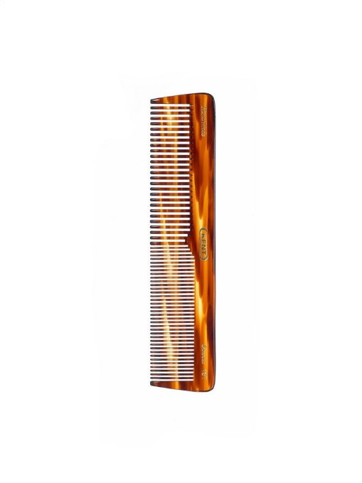 Kent - The Handmade Comb - 188 mm Extra Large Coarse and Fine Toothed Sawcut 16T