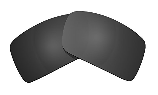 Littlebird4 Replacement Sunglasses Lenses Compatible with Oakley Eyepatch II, Polarized with UV Protection-Black