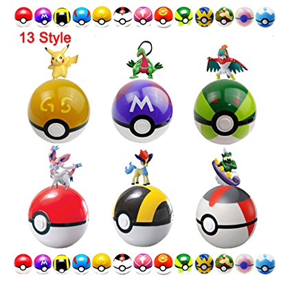Moonideal 13 Different style Toy ball   14 Different style Animal Figures