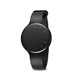 Fitmotion Wearable Activity Tracker and Sleep Monitor Fitness Wristband Watch - Waterproof Syncs Wirelessly With Bluetooth Compatible Apple and Android Smartphones - Black