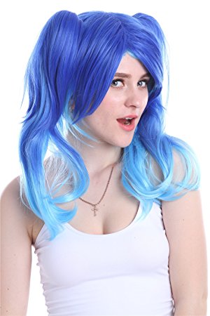 Nouqi® Anime Enomoto Takane Lolita Blue Gradient Hairs Cosplay Wigs