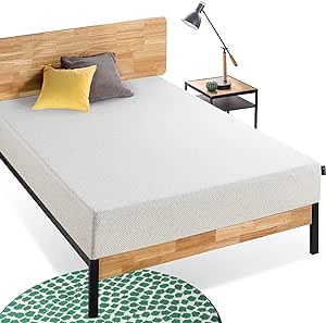 Zinus Matelas 160x200 cm - Hauteur du matelas 25 cm - Matelas en mousse à mémoire de forme Ultima Green tea