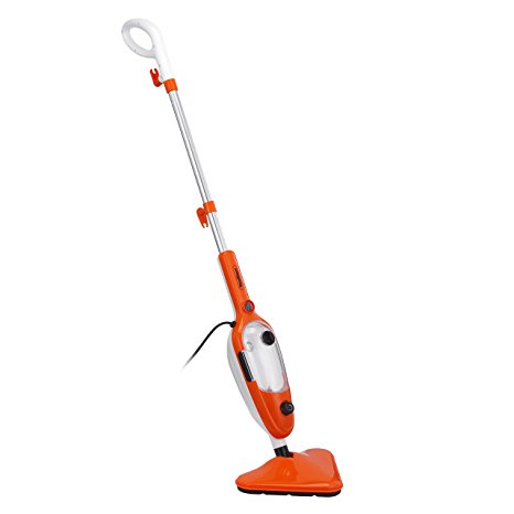 VonHaus Multifunctional Upright and Handheld Steam Cleaner Mop 1500W with 2 FREE Microfibre Pads and FREE 2 Year Warranty