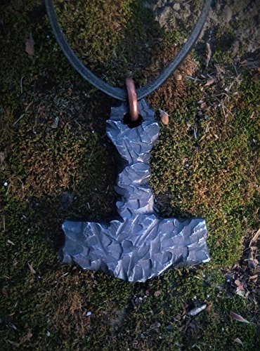 Thor's Hammer Mjolnir Mjölnir Mjollnir metal Pendant FREE SHIPPING pendant Blued steel pendant Thor