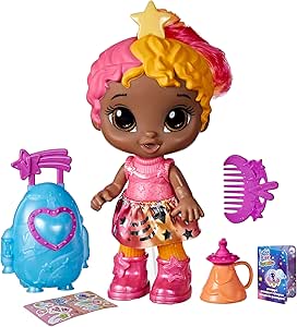 Baby Alive Star Besties Doll, Bright Bella, 8-inch Space-Themed Doll for 3 Year Old Girls and Boys and Up, Accessories