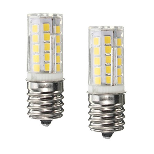 KINGSO E17 5W 450LM 64 3014 SMD Ceramic LED Lights Bulb Lamp, Low Power Consumption, 110V, Natural White, Pack of 2 Units