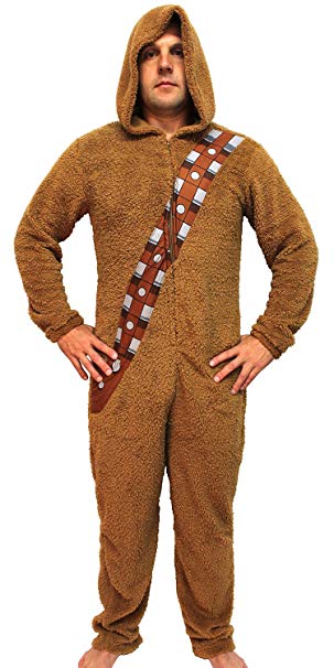 Star Wars Chewbacca Wookiee Adult Hooded Costume Union Suit