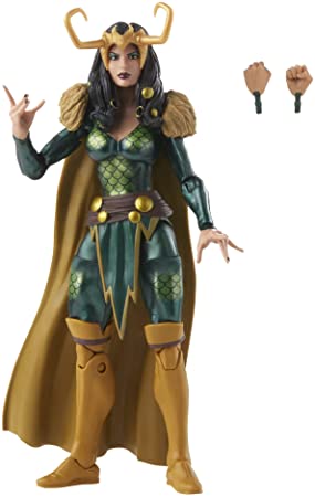 Marvel Legends Series Loki Agent of Asgard 6-inch Retro Packaging Action Figure Toy, 2 Accessories