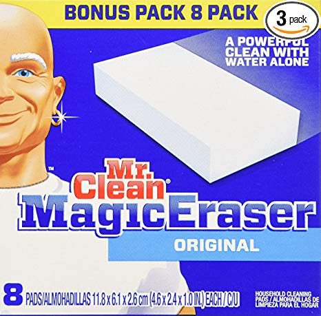Mr. Clean Magic Eraser Cleaning Pads, 8-Count Boxes (Pack of 3)