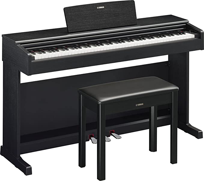 Yamaha YDP145B Arius Series Digital Console Piano with Bench, Black