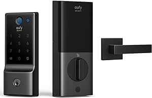 eufy Security Smart Lock C220 Pack with Square Door Handle