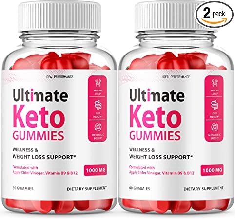 (2 Pack) Ultimate Ketos Gummies Max Potency Ultimate Ketos Gummy (120 Gummies)