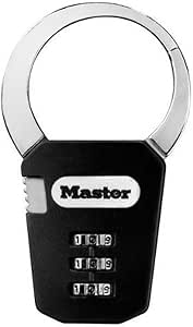 Master Lock 1550DAST Set Your Own Combination Backpack Lock, Assorted Colors