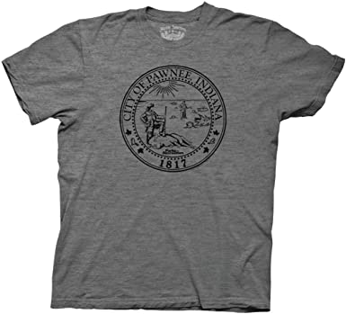 Ripple Junction Parks & Recreation Adult Unisex Pawnee Seal Light Weight Crew T-Shirt